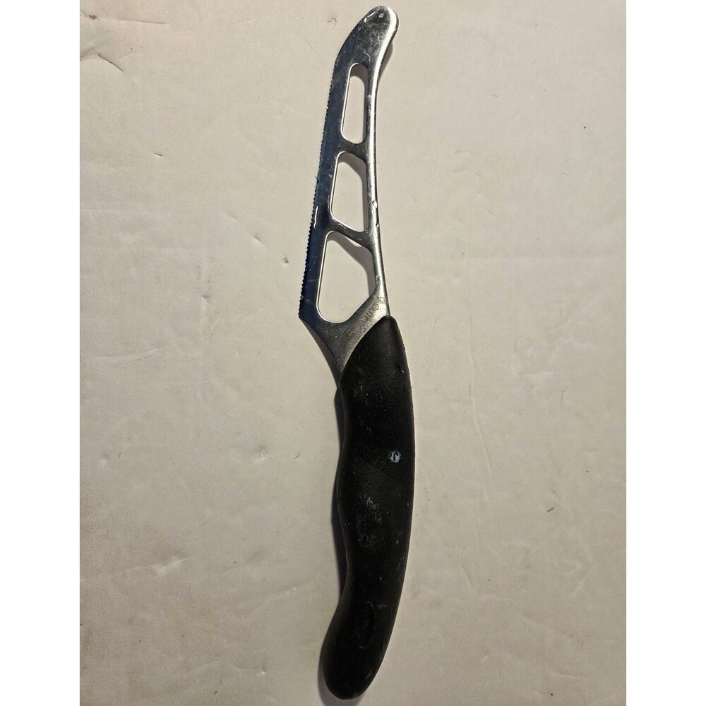 Cutco 2504 Cheese Slicer Stainless Steel Blade Black Handle Hanging Hole